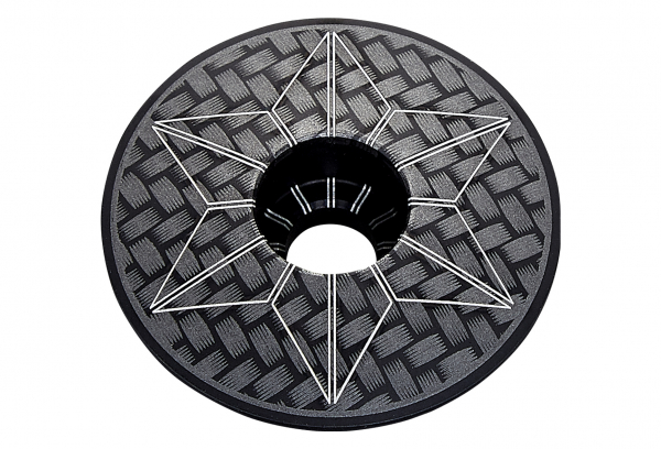 Supacaz Capz Anodis Lazer Campana De Dirección De Carbono 3 Supacaz Capz Anodis Lazer Campana De Dirección De Carbono