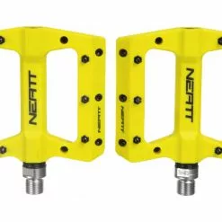 Par De Pedales Planos Neatt Composite 8 Pines Amarillo