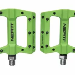 Par De Pedales Planos Neatt Composite De 8 Pines Verdes