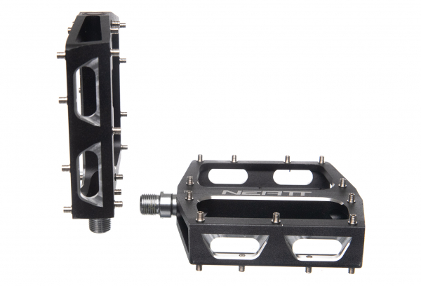 Par De Pedales Planos Neatt Attack V2 XL 11 Pines Negro 5 Par De Pedales Planos Neatt Attack V2 XL 11 Pines Negro - Imagen 3
