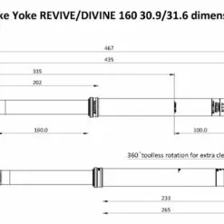 Bike Yoke Divine Tija Telescopica Paso Interno Negro (Sin Mando) -Pedales Ventas 201211960a3b51b20dc30.19022134
