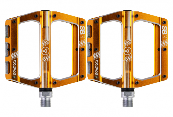 SB3 Flowy AM 2 Pedales Planos Dorado 3 SB3 Flowy AM 2 Pedales Planos Dorado
