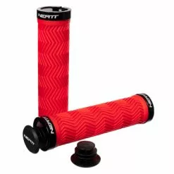 Puños Neatt Lock On - Red Black