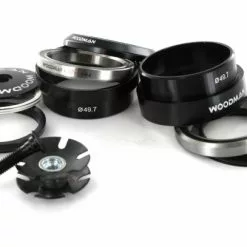 Juego De Dirección WOODMAN 1''1/8 AXIS O SOLUTION SPG Externo 49 7mm Negro