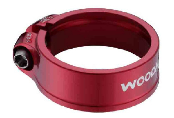 WOODMAN Abrazadera De Sillín DEATHGRIP TCSL Titane Red 3 WOODMAN Abrazadera De Sillín DEATHGRIP TCSL Titane Red