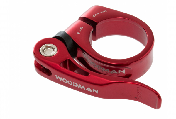 WOODMAN DEATHGRIP QR Seat Clamp Quick Release Red 3 WOODMAN DEATHGRIP QR Seat Clamp Quick Release Red