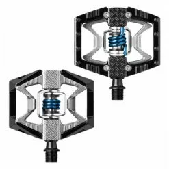 Pedales CRANKBROTHERS DOUBLE SHOT Negro Plata Azul