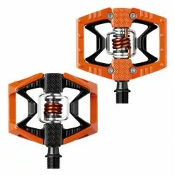 CRANKBROTHERS Pedales DOUBLE SHOT Naranja Negro
