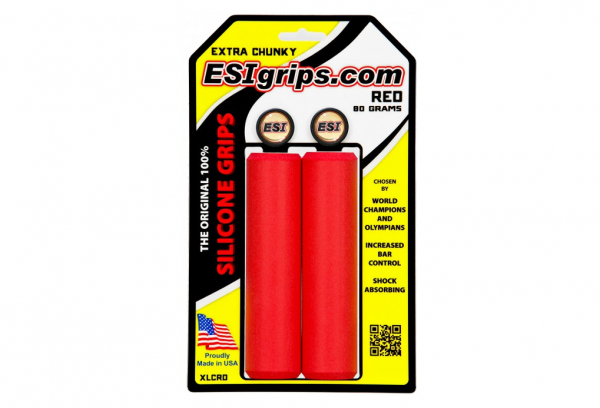 Puños ESI Grips EXTRA CHUNKY - Red None 3 Puños ESI Grips EXTRA CHUNKY - Red None