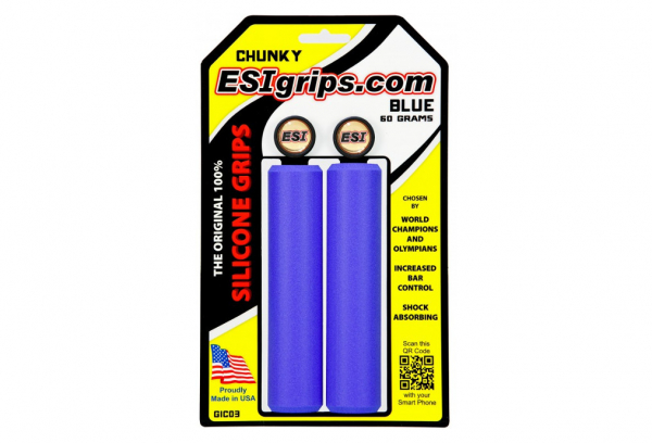 Puños ESI Grips Chunky - Blue None 3 Puños ESI Grips Chunky - Blue None