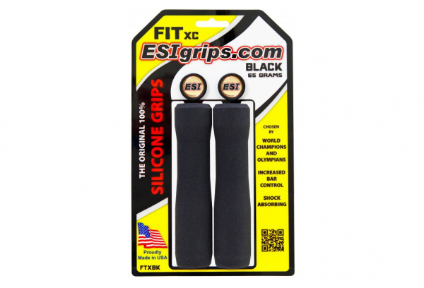 Puños ESI Grips Fit XC - Black None 3 Puños ESI Grips Fit XC - Black None