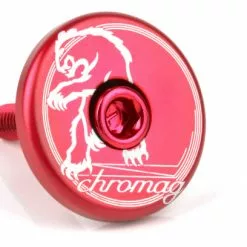 Chromag Top Cap Red 1 1/8''