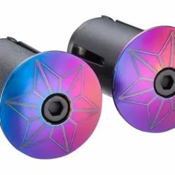 Supacaz Star Plugz (anodizado) Oil Slick