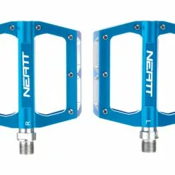 Par De Pedales Planos Neatt Attack V2 8 Pines Azul