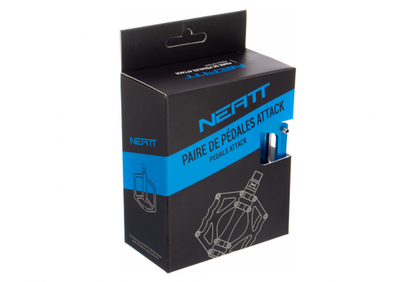 Par De Pedales Planos Neatt Attack V2 8 Pines Azul 7 Par De Pedales Planos Neatt Attack V2 8 Pines Azul - Imagen 5
