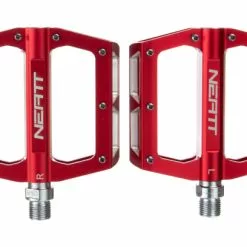 Par De Pedales Planos Neatt Attack V2 8 Pines Rojo